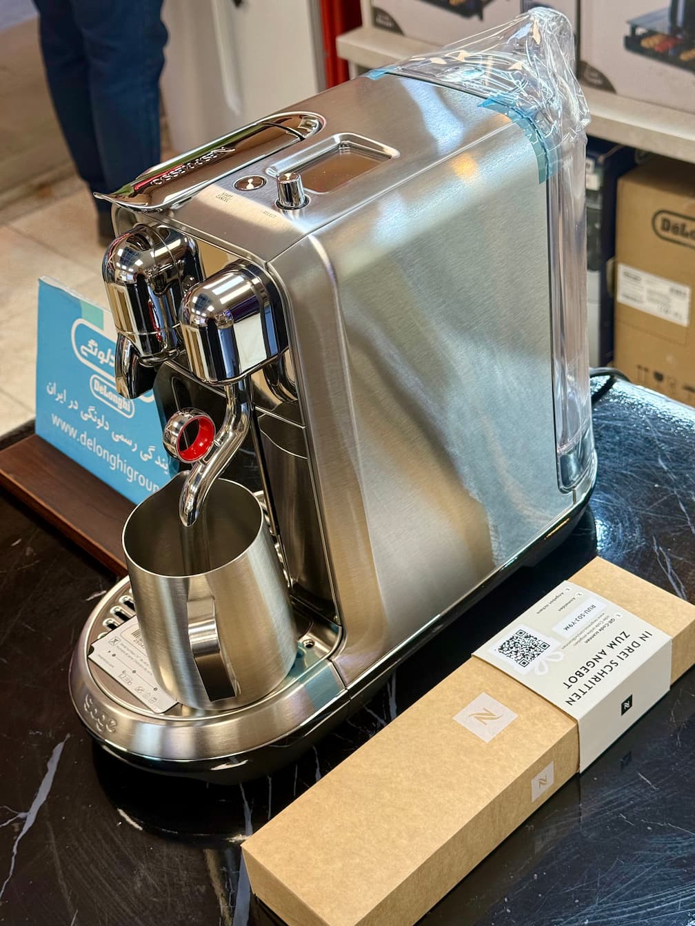 اسپرسو ساز نسپرسو کریتیستا پلاس سیج نقره ای مدل Sage Creatista Plus SNE800BSS
